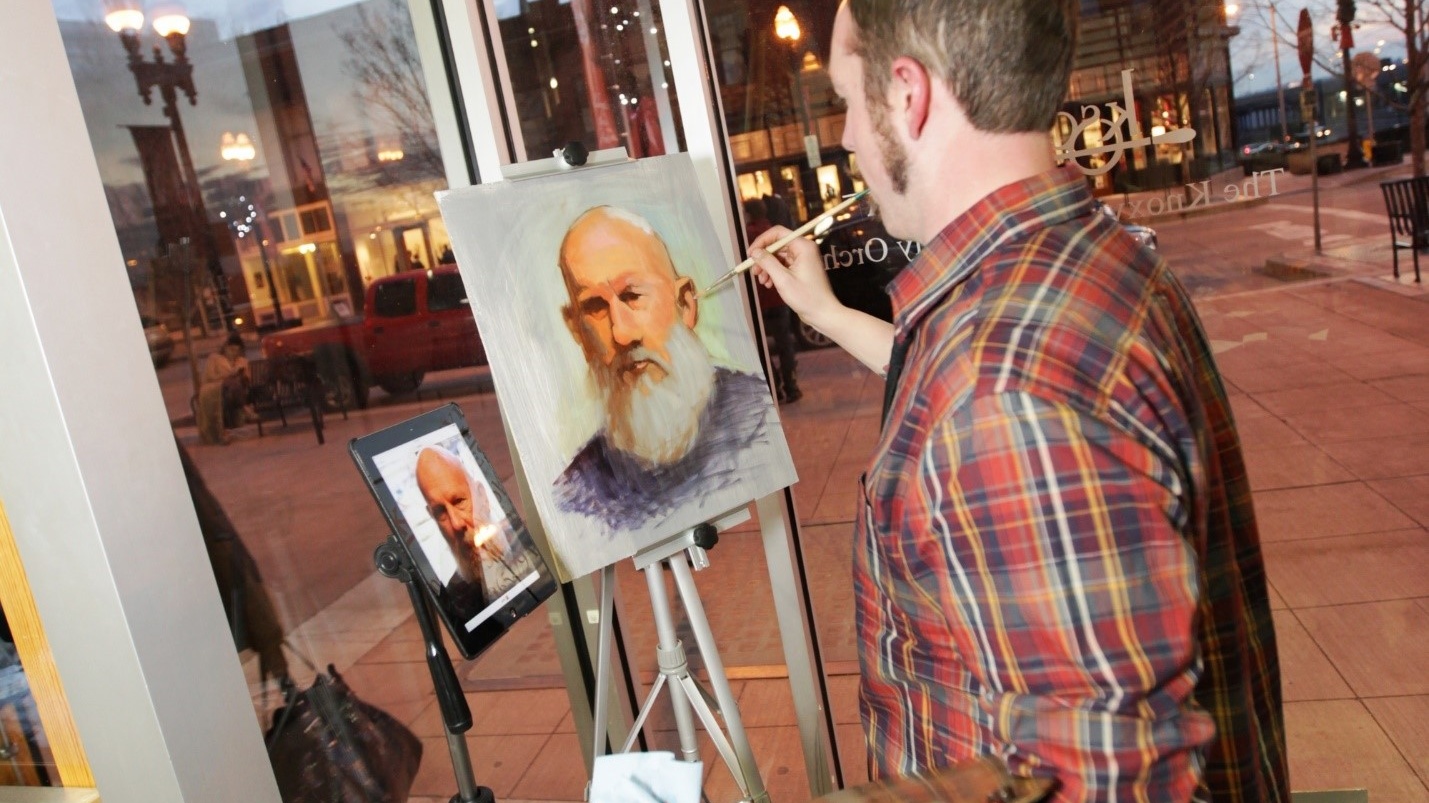 Live Painting at The Emporium by Eric Thompson