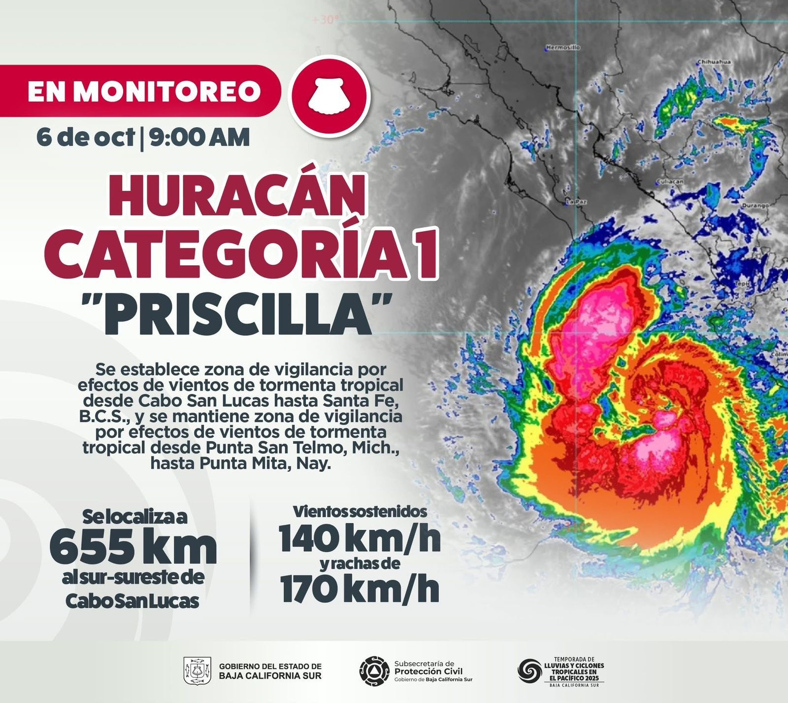Huracan Priscilla