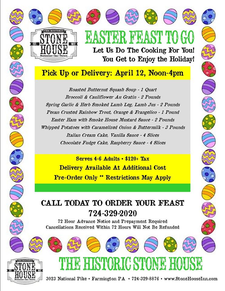 Stone House Easter To Go