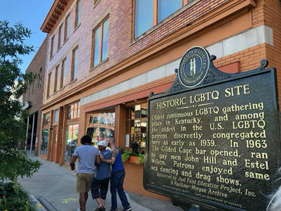 The first ever LGBTQ historic marker.