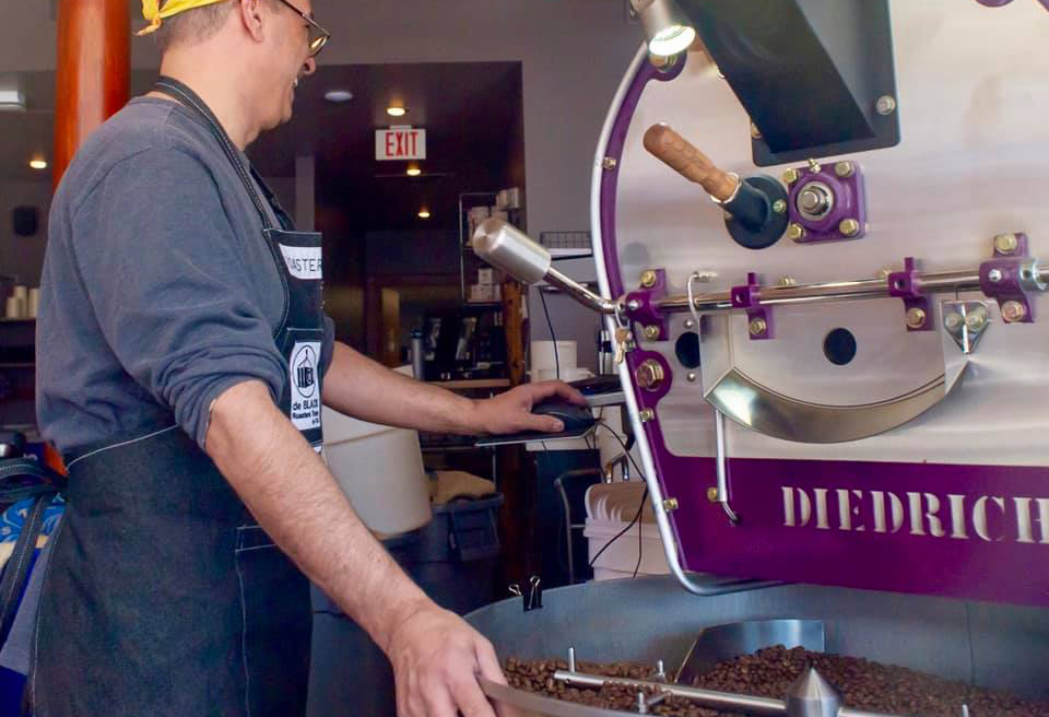 Roasting coffee at FoJo's