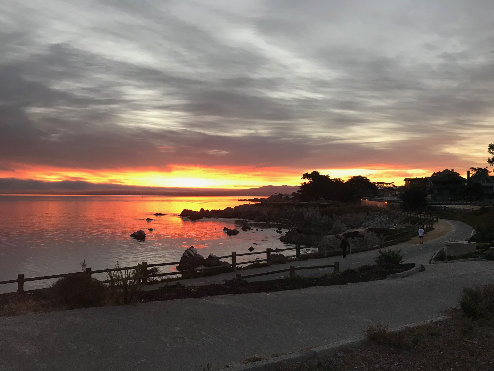 Pacific Grove Monterey Recreation Trail Sunrise