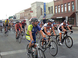 The annual CIBA Cemetery Ride leaves downtown Martinsville.
