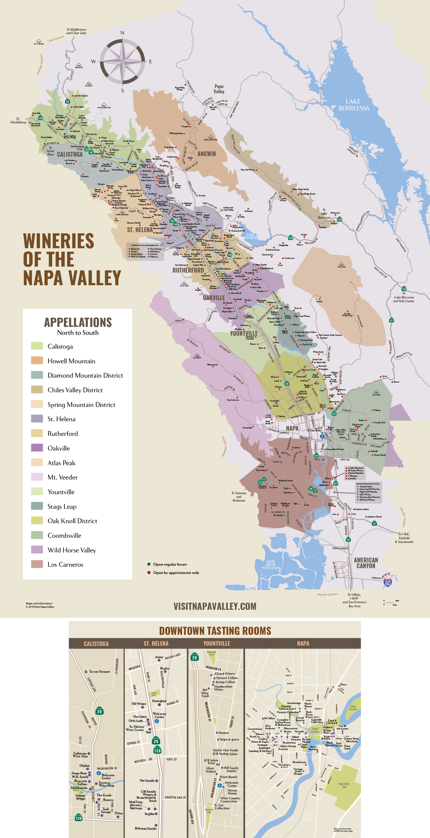 map of napa valley Napa Valley Winery Map Plan Your Visit To Our Wineries
