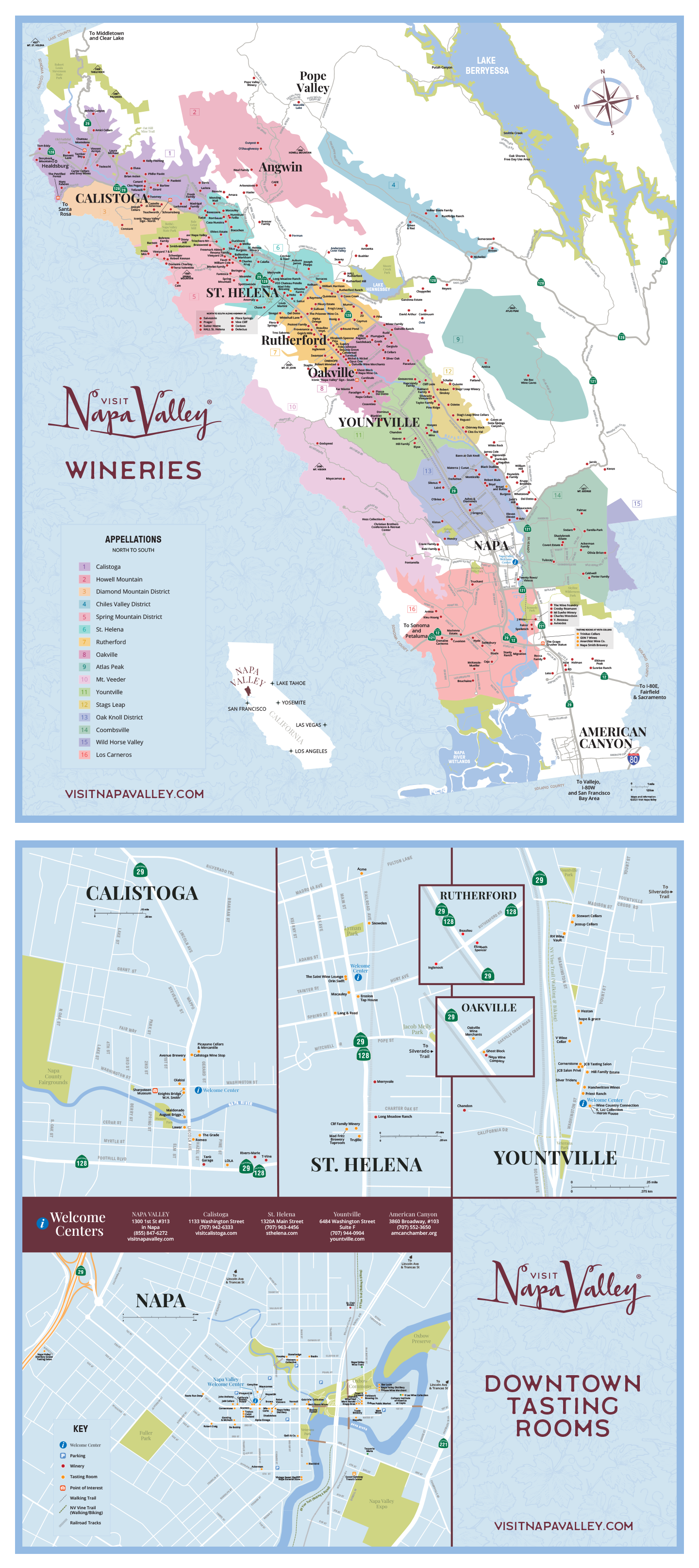 Napa Valley Winery Map | Plan Your Wine Tasting Experience