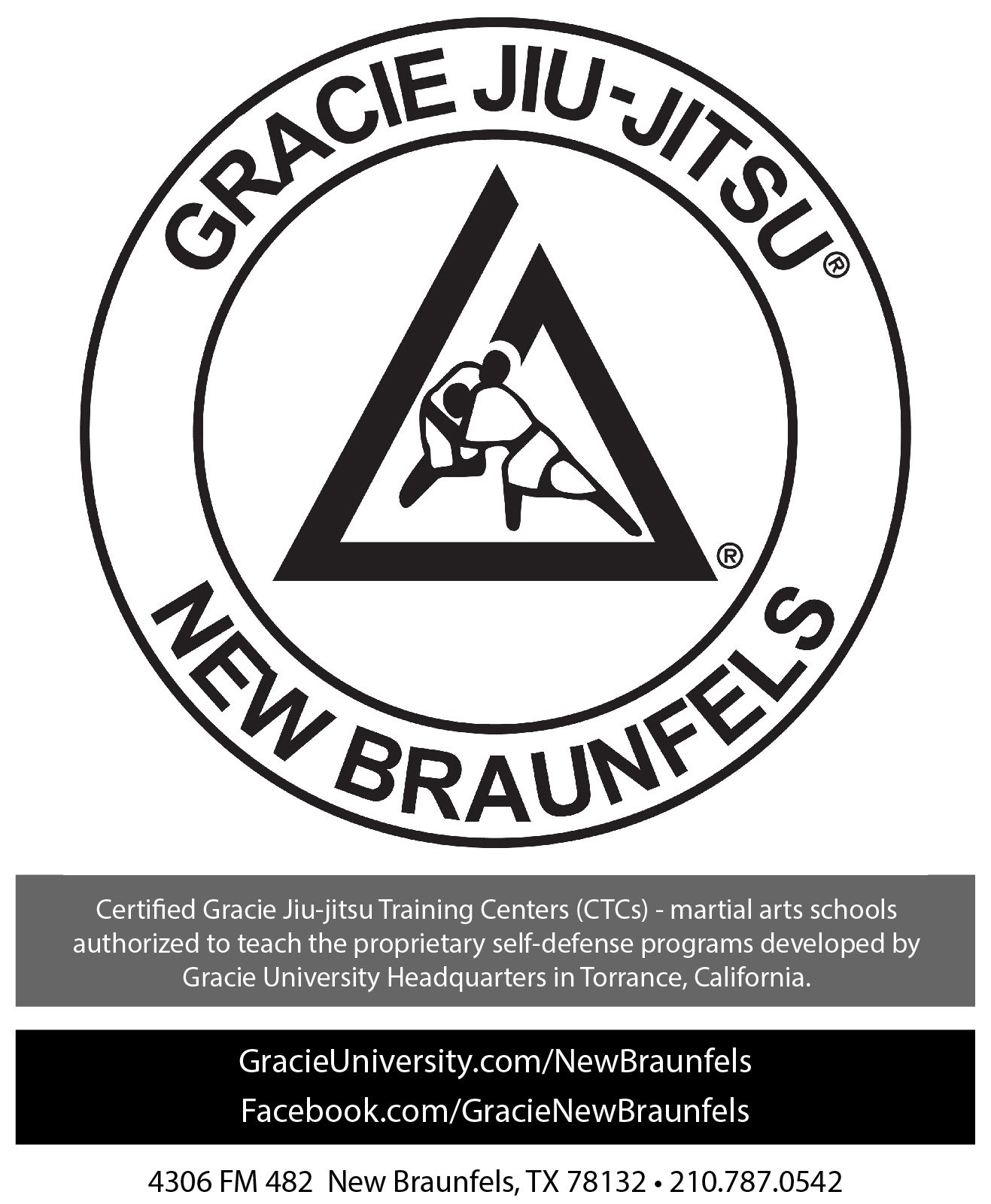 Gracie Jiu-Jitsu New Braunfels LLC Logo