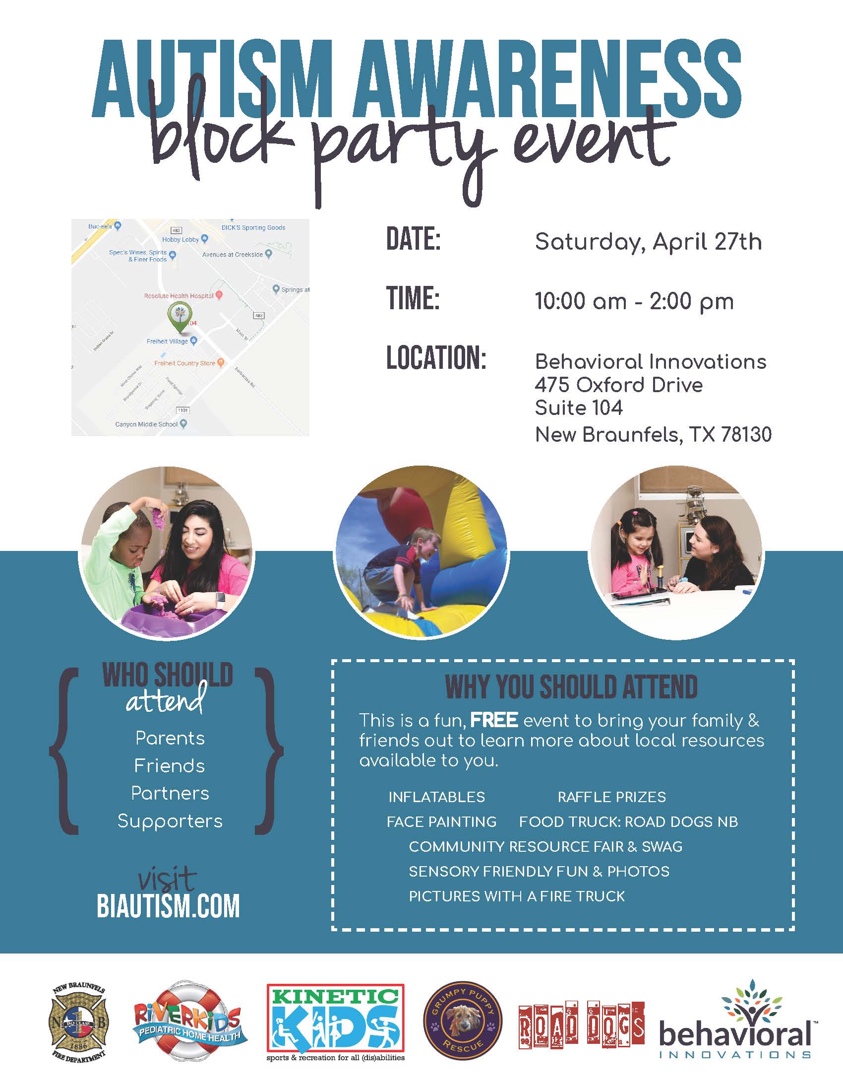 Autism Awareness Block Party