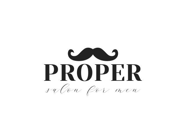 Proper Salon for Men Logo