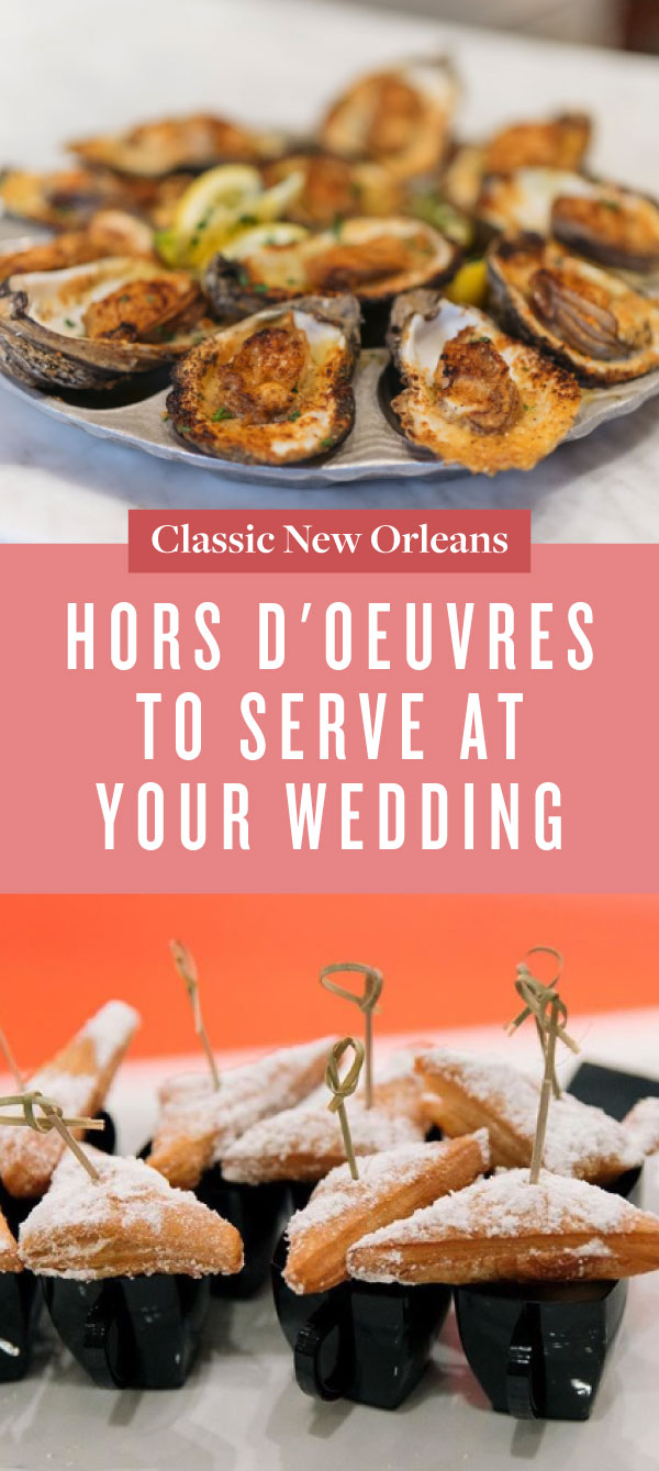 Classic New Orleans Hors d'Oeuvres to Serve at Your Wedding
