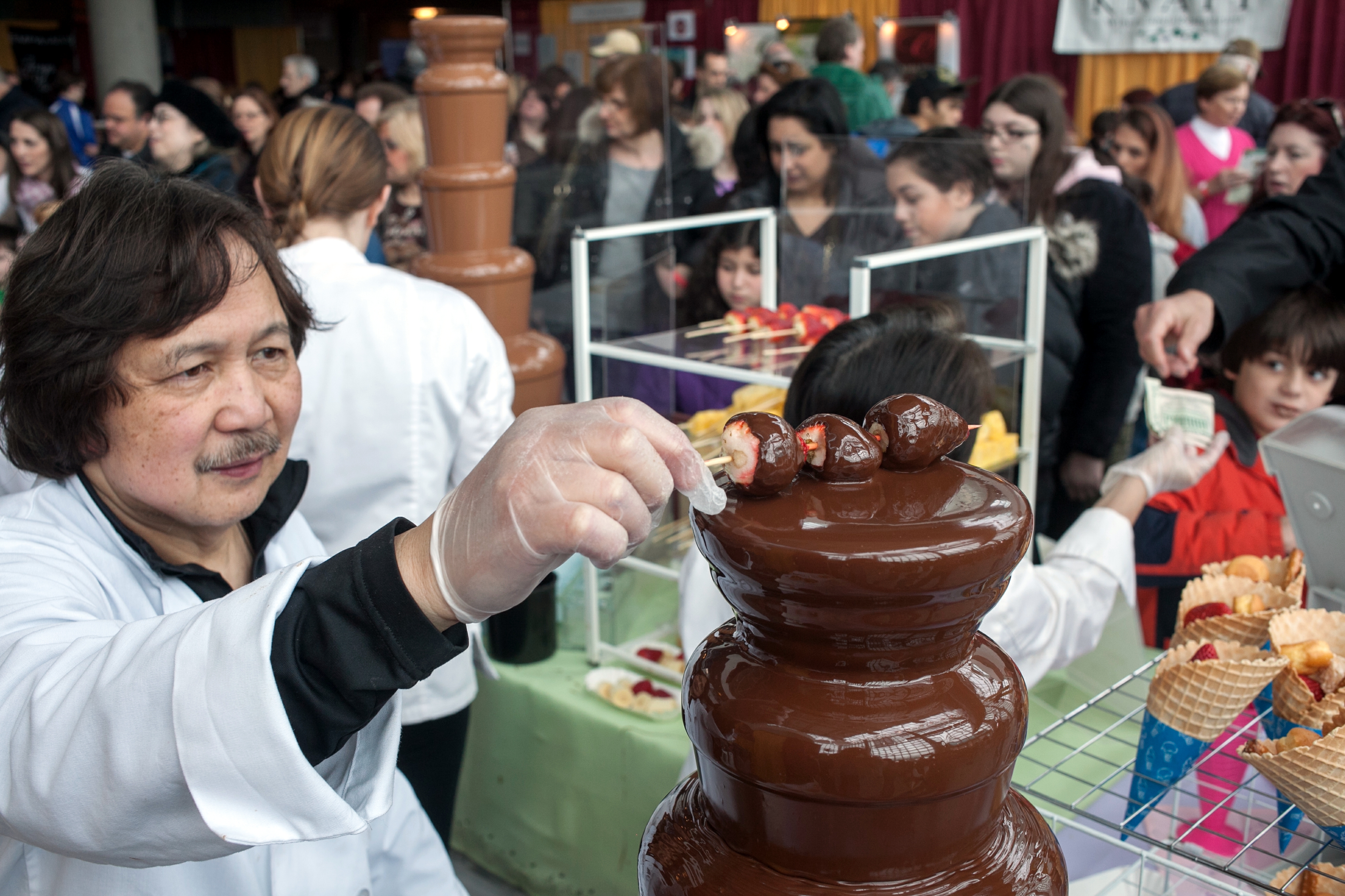 Chocolate Fountain at The Chocolate Expo
