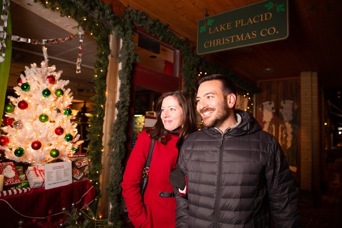 Lake Placid Holiday Village Stroll