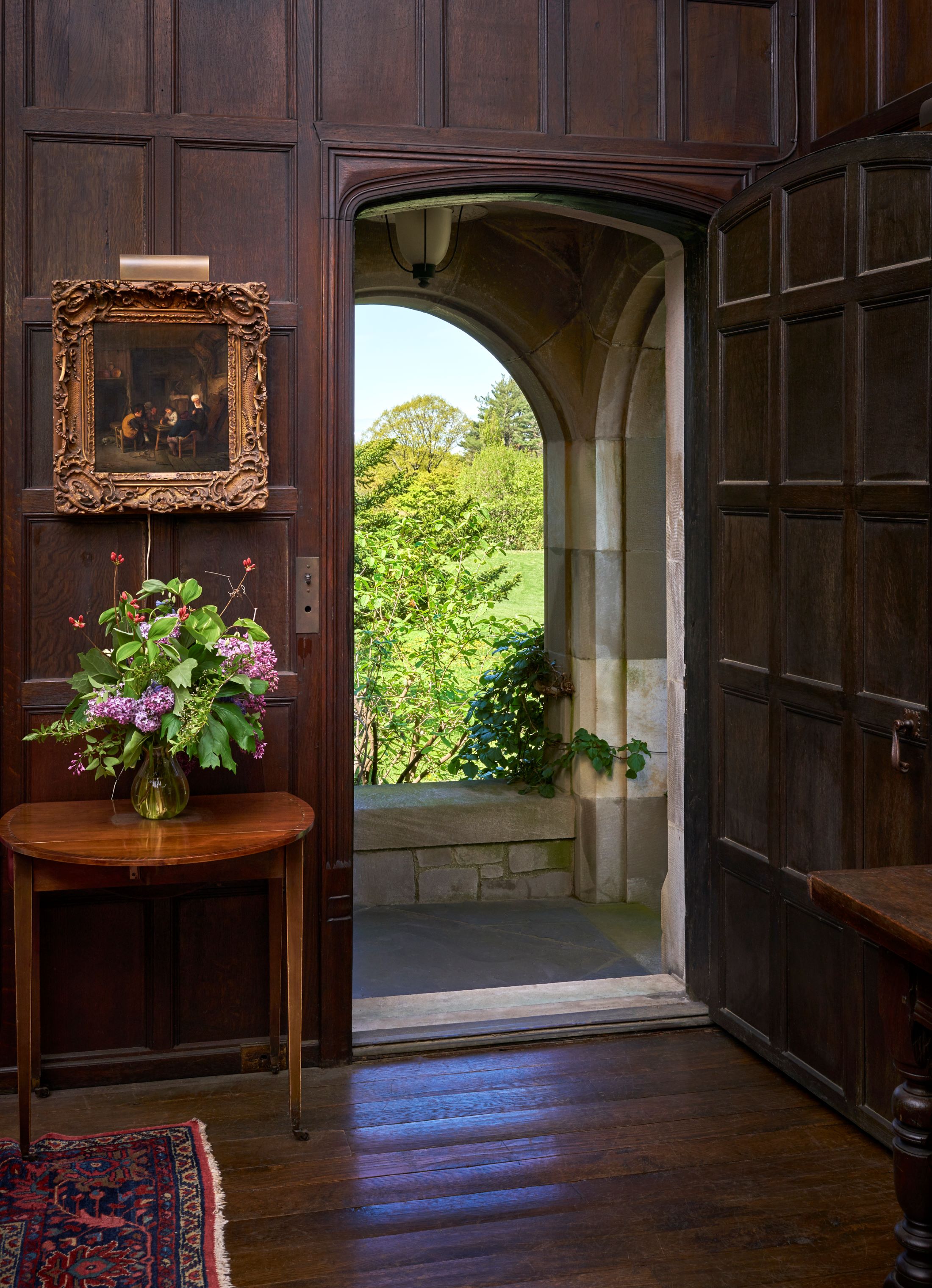 Open Door View from Coe Hall_Den