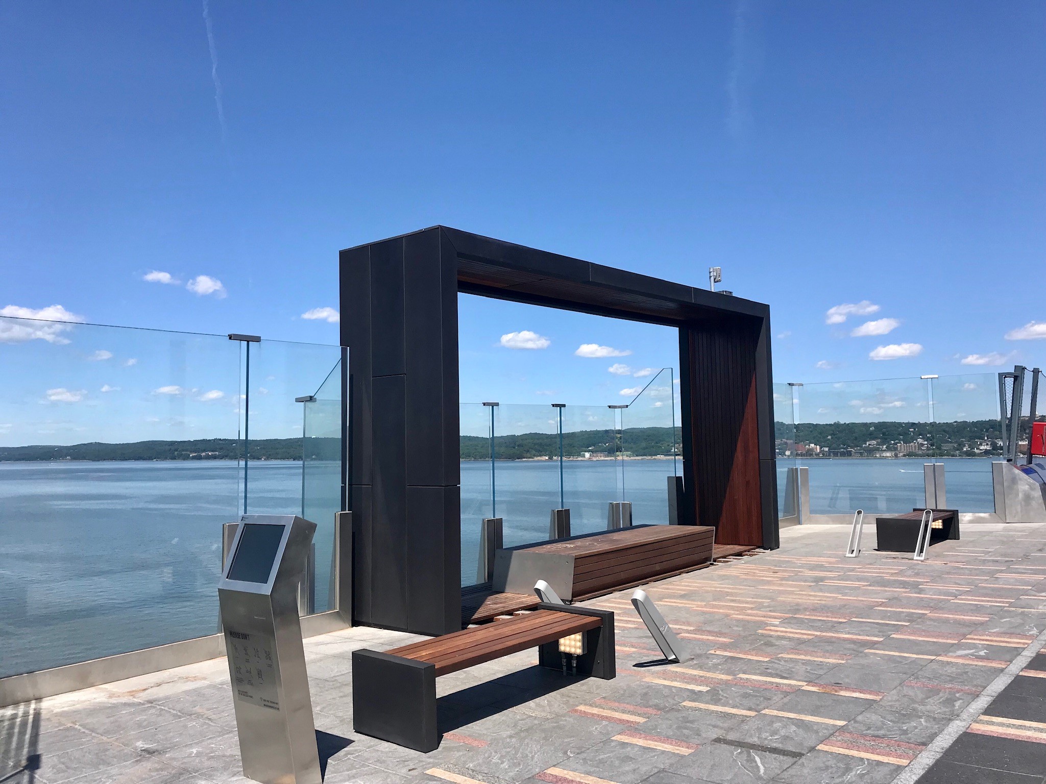 Painters Point frames the river