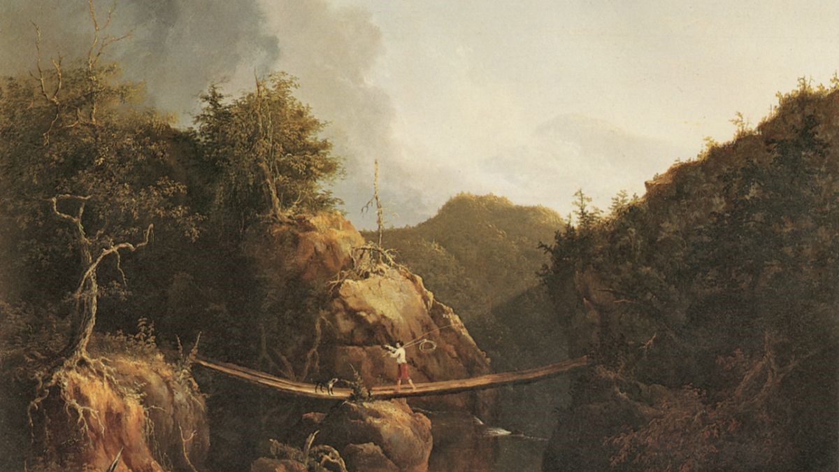 Thomas Cole. Crossing the Stream, 1827