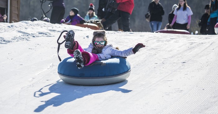 Titus Mountain Snowtubing
