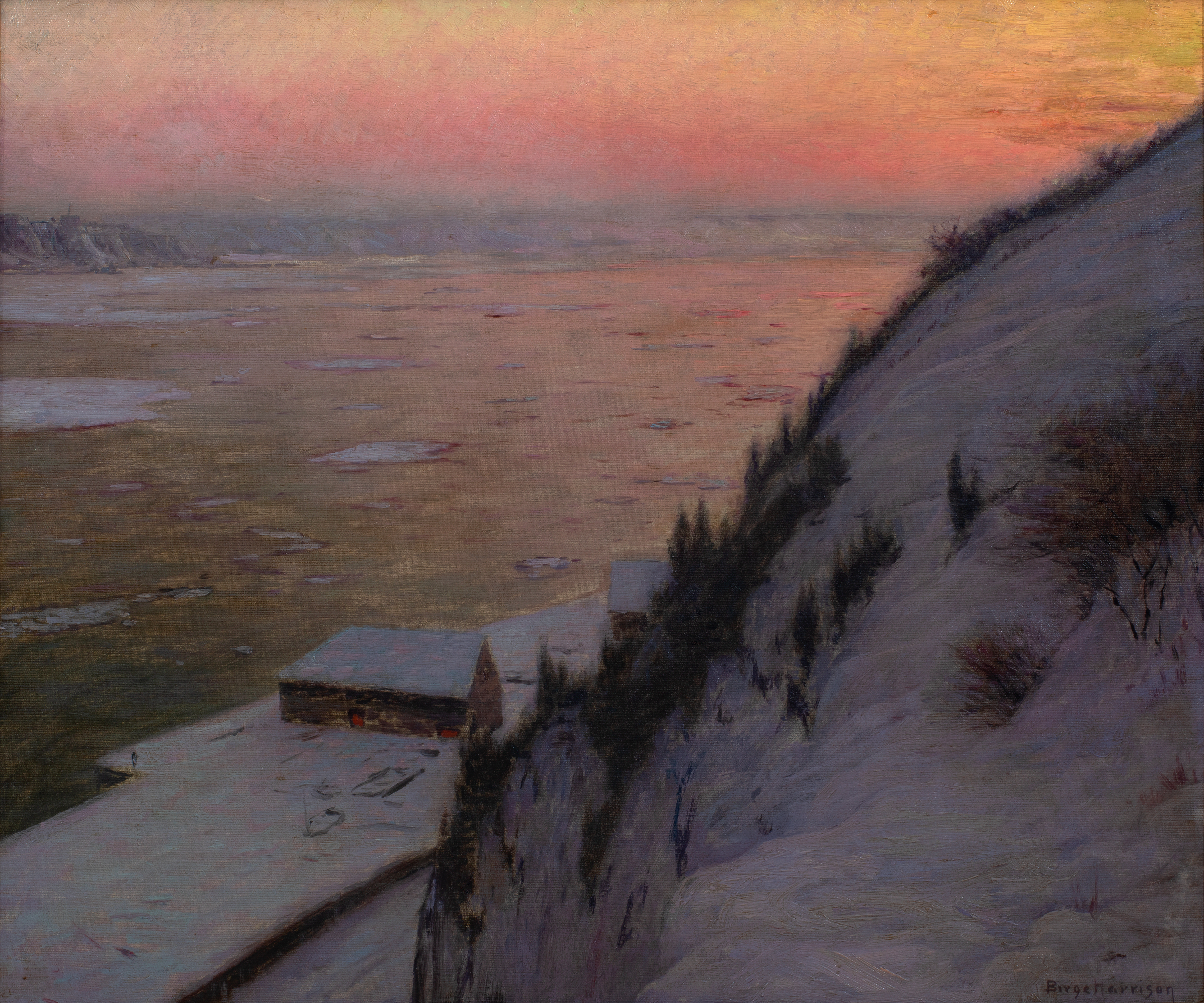 Birge Harrison (b. United States, 1854–1929), St. Lawrence River Sunset