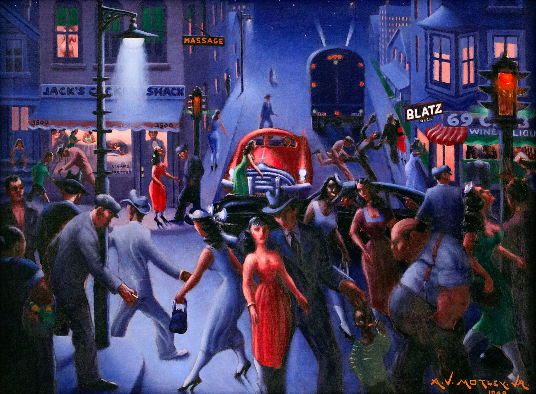 Bronzeville at Night, 1949