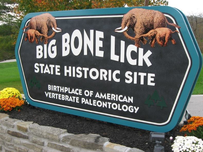 Big bone lick sign