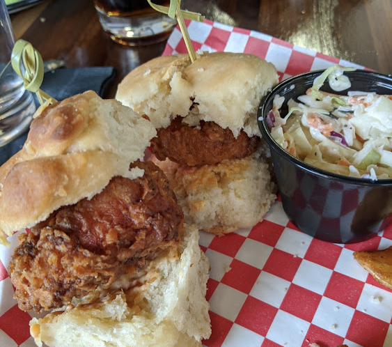chicken biscuit sliders at libby's