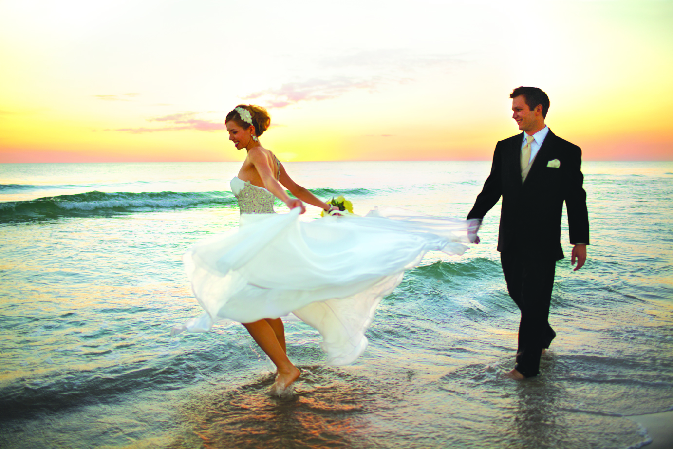 beach wedding destination wedding Panama City Beach Florida