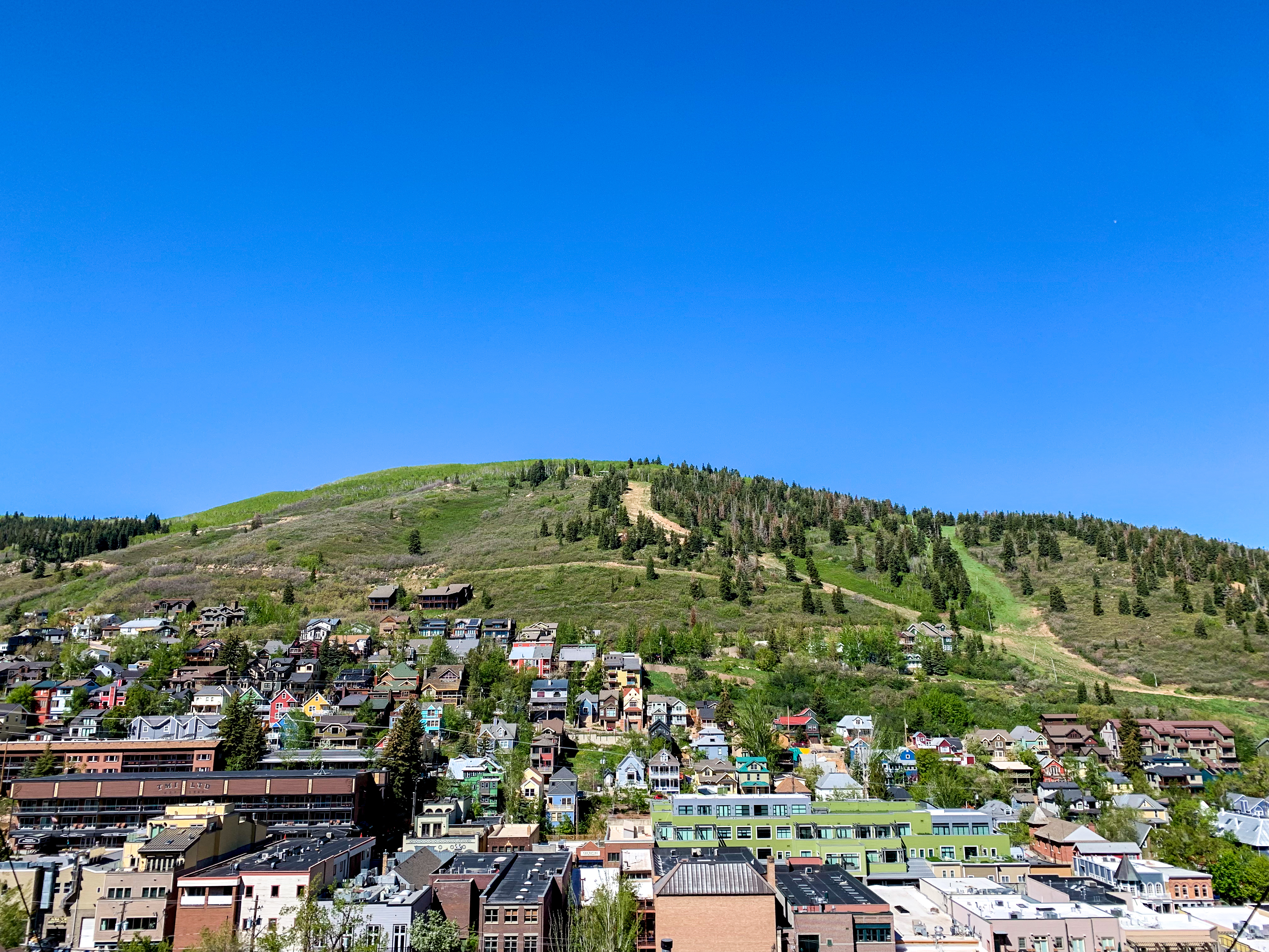 Scenic View of Old Town Park City
