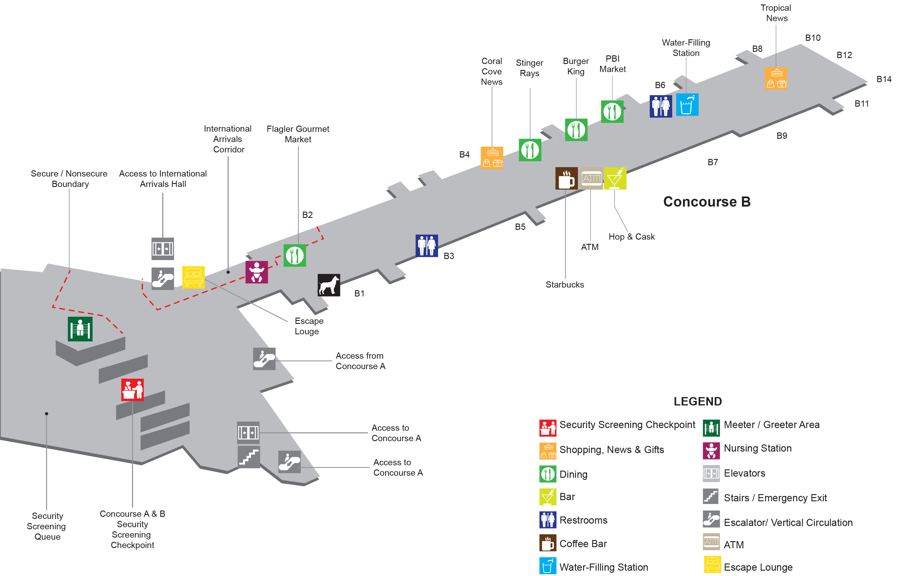 Concourse Maps