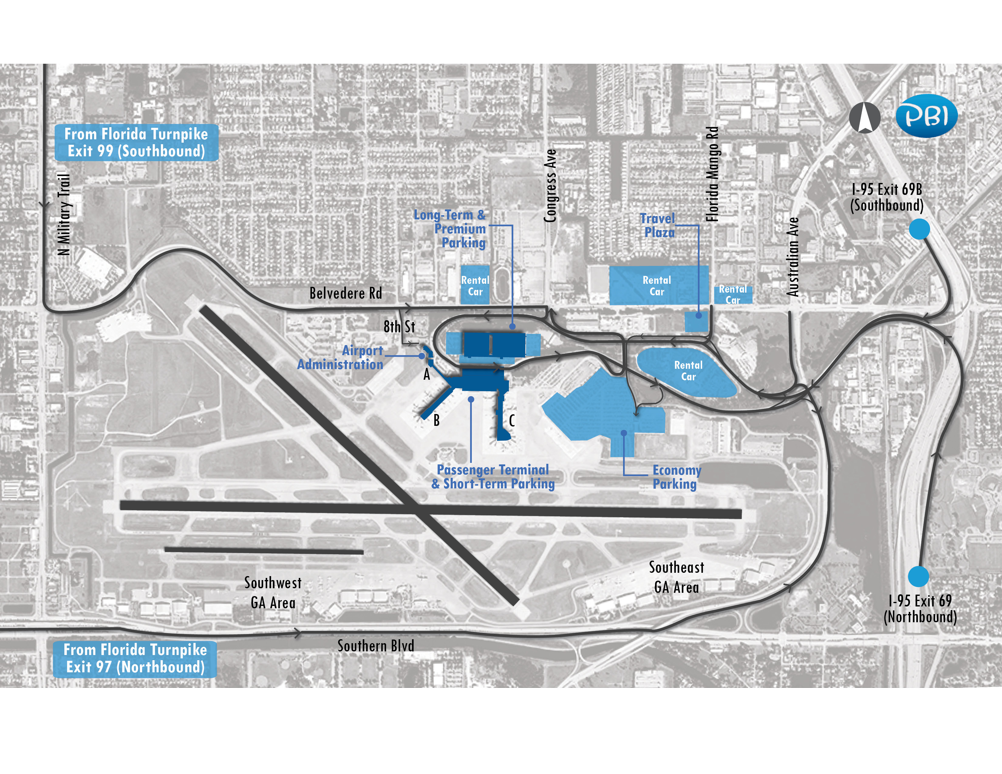 Fort Lauderdale Airport Parking Garage Map  Dandk Organizer