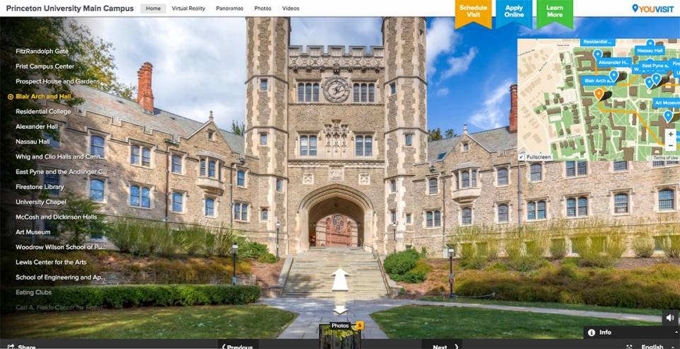 Princeton University main entrance