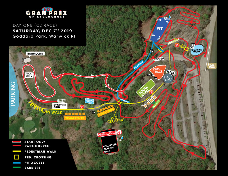 Map of the NBX Gran Prix course.