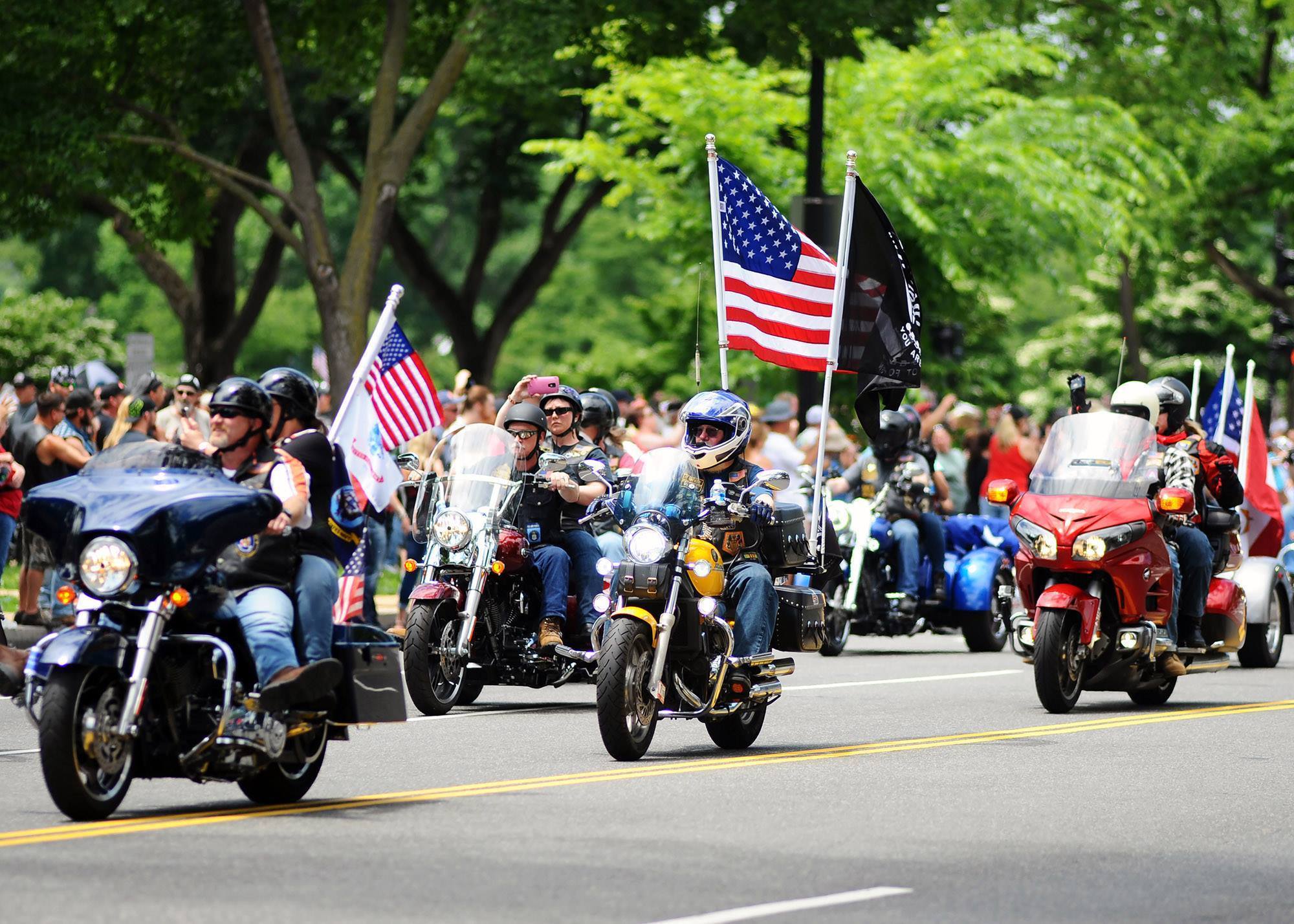 Rolling Thunder motorcycle ride over Memorial Day Weekend