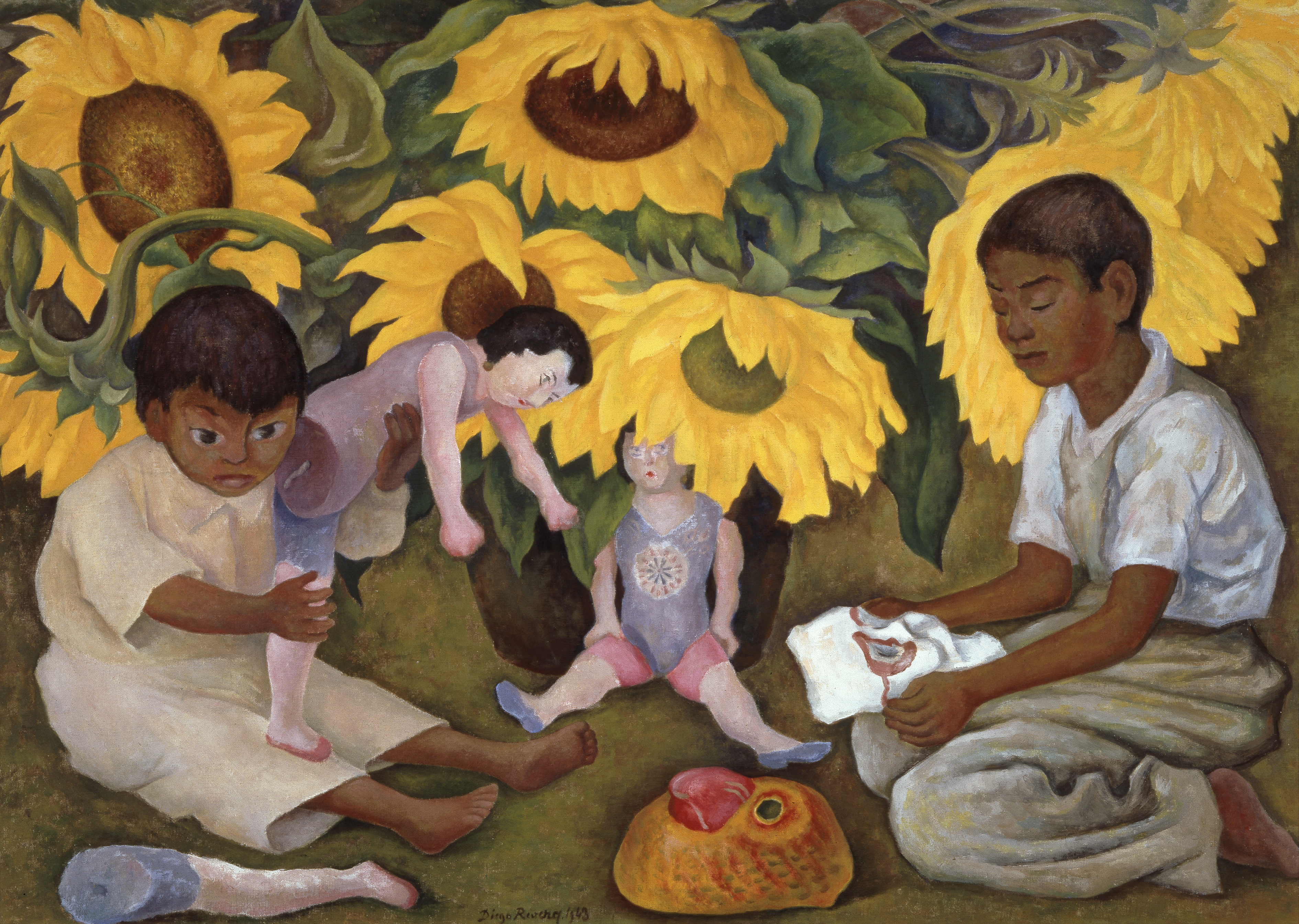 Diego Rivera Sunflowers