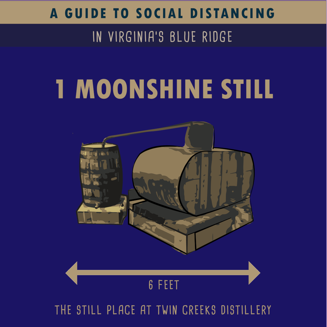 Twin Creeks Distillery - Moonshine Still - Social Distancing