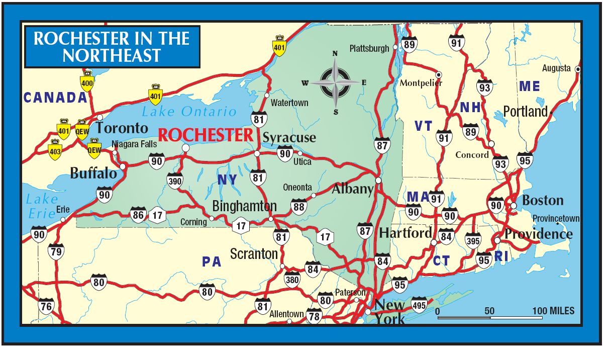 map of rochester new york Maps map of rochester new york