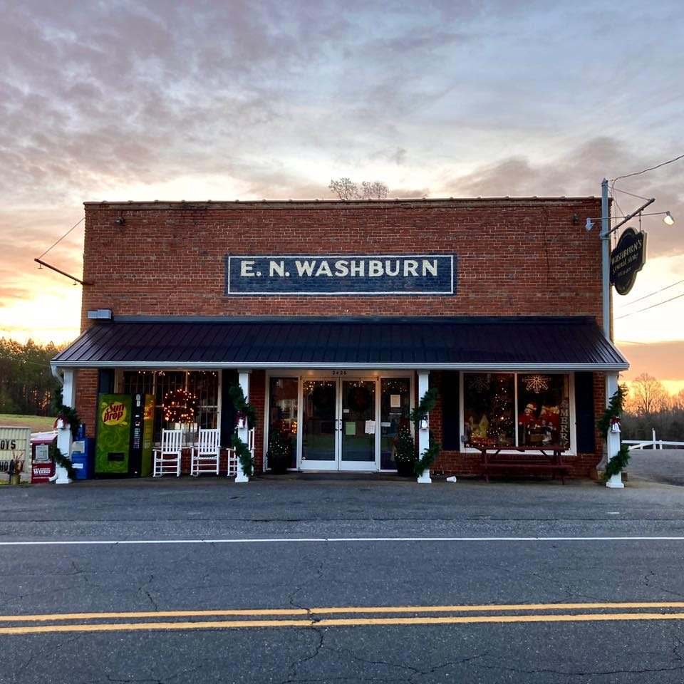 Historic R. N. Washburn General Store in Bostic