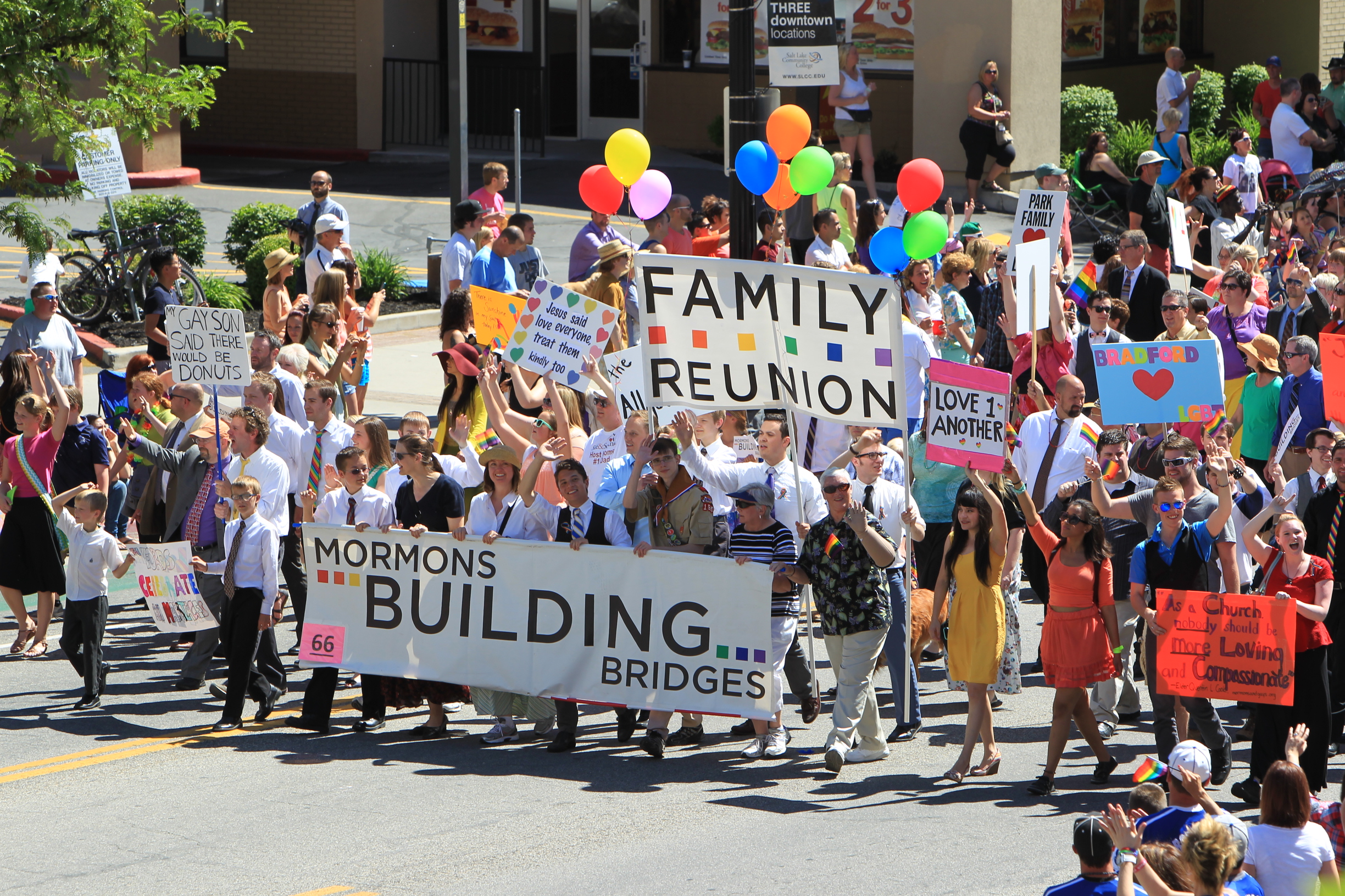 Mormons Building Bridges at Pride Festival