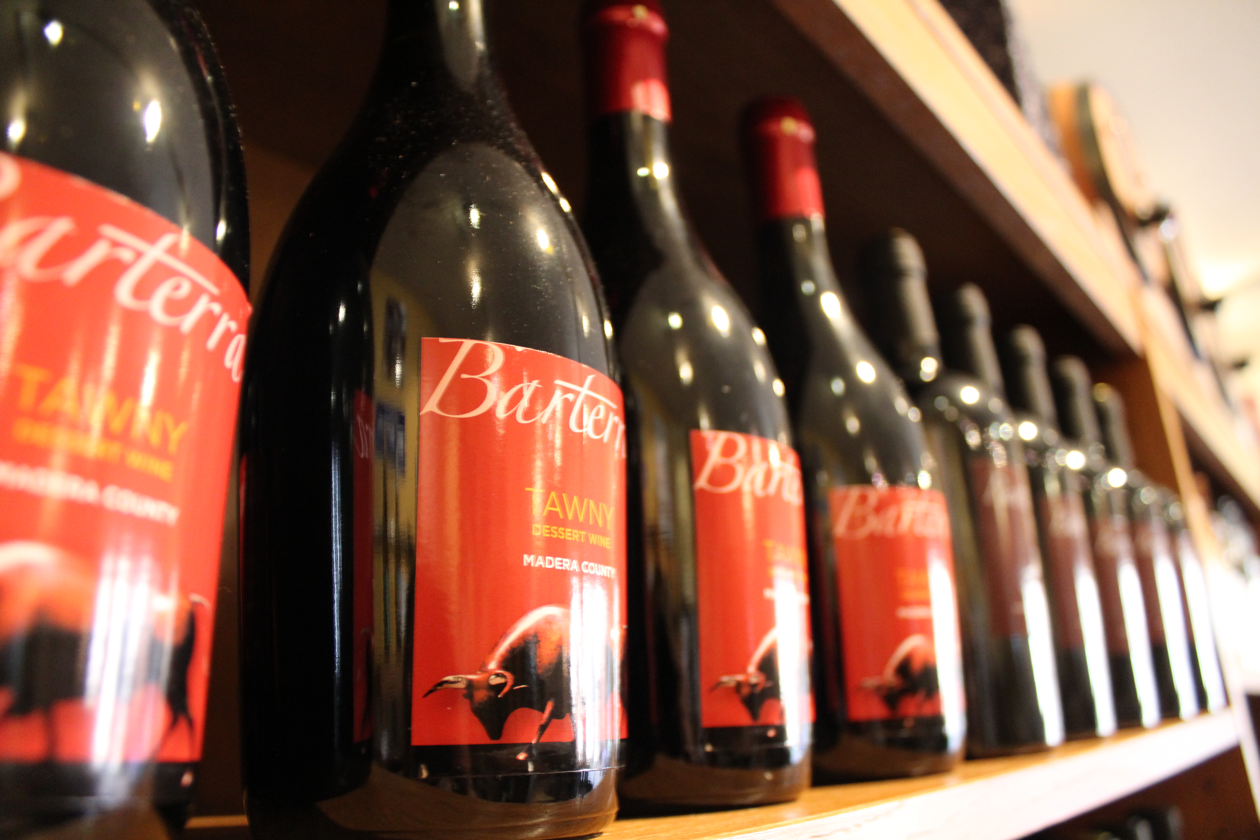 Wine Bottles at Barterra Winery