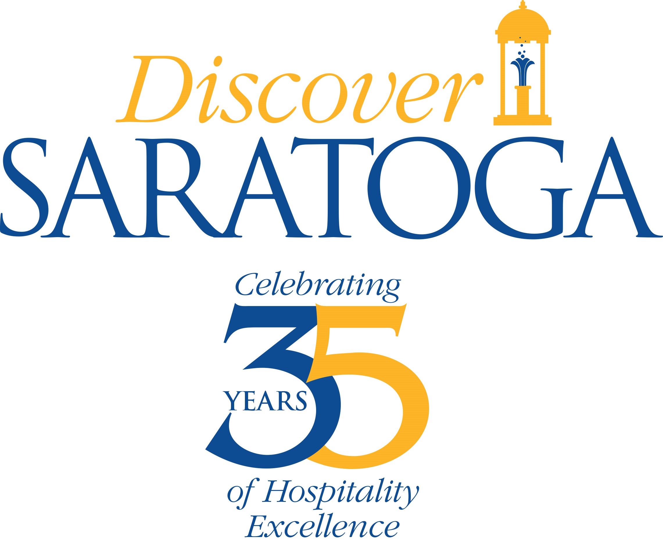 Discover Saratoga 35th Anniversary Logo
