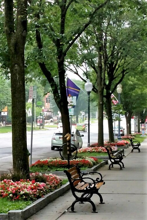 Benches on Broadway