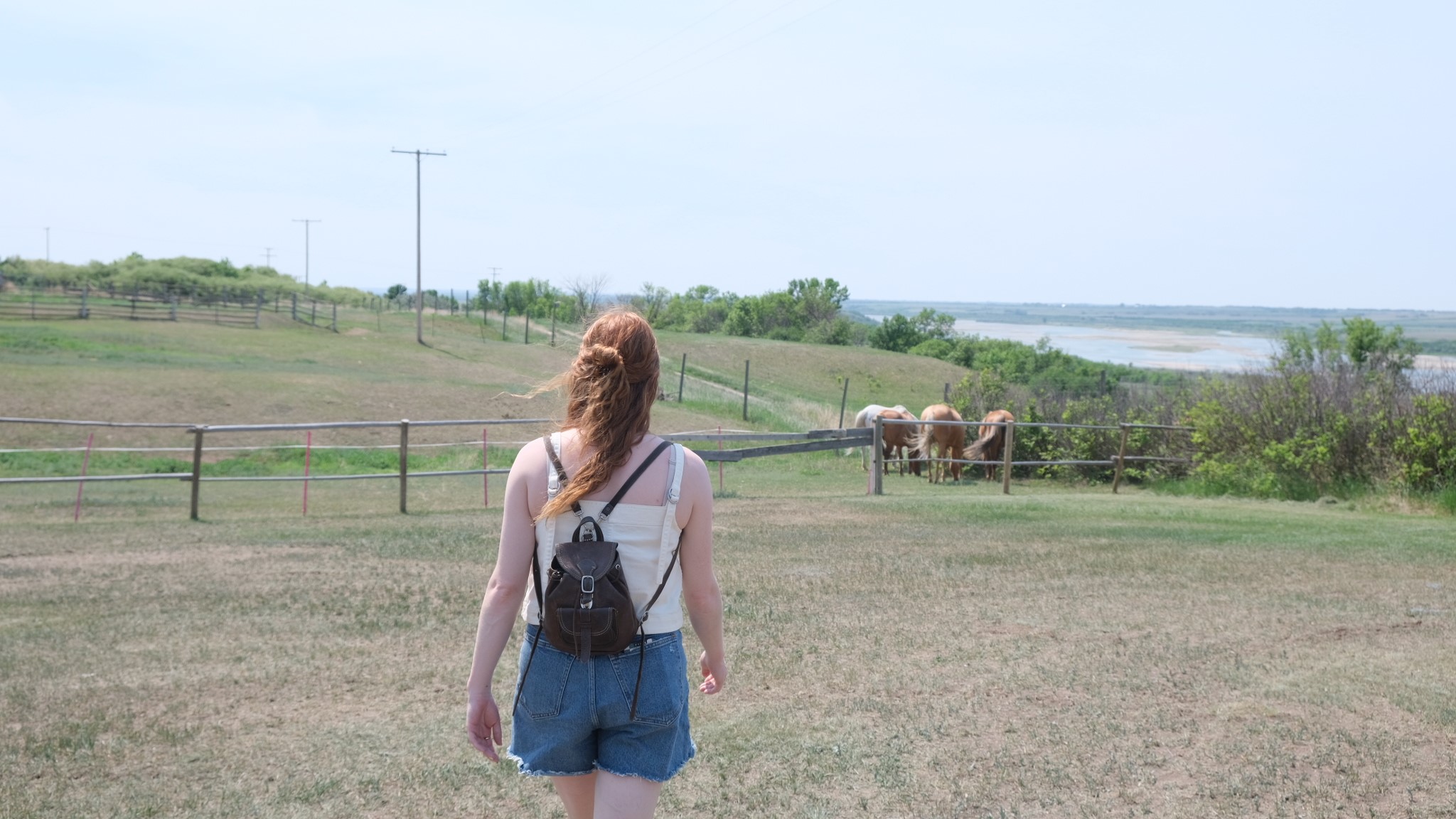 Christine at Camp Wolf Willow