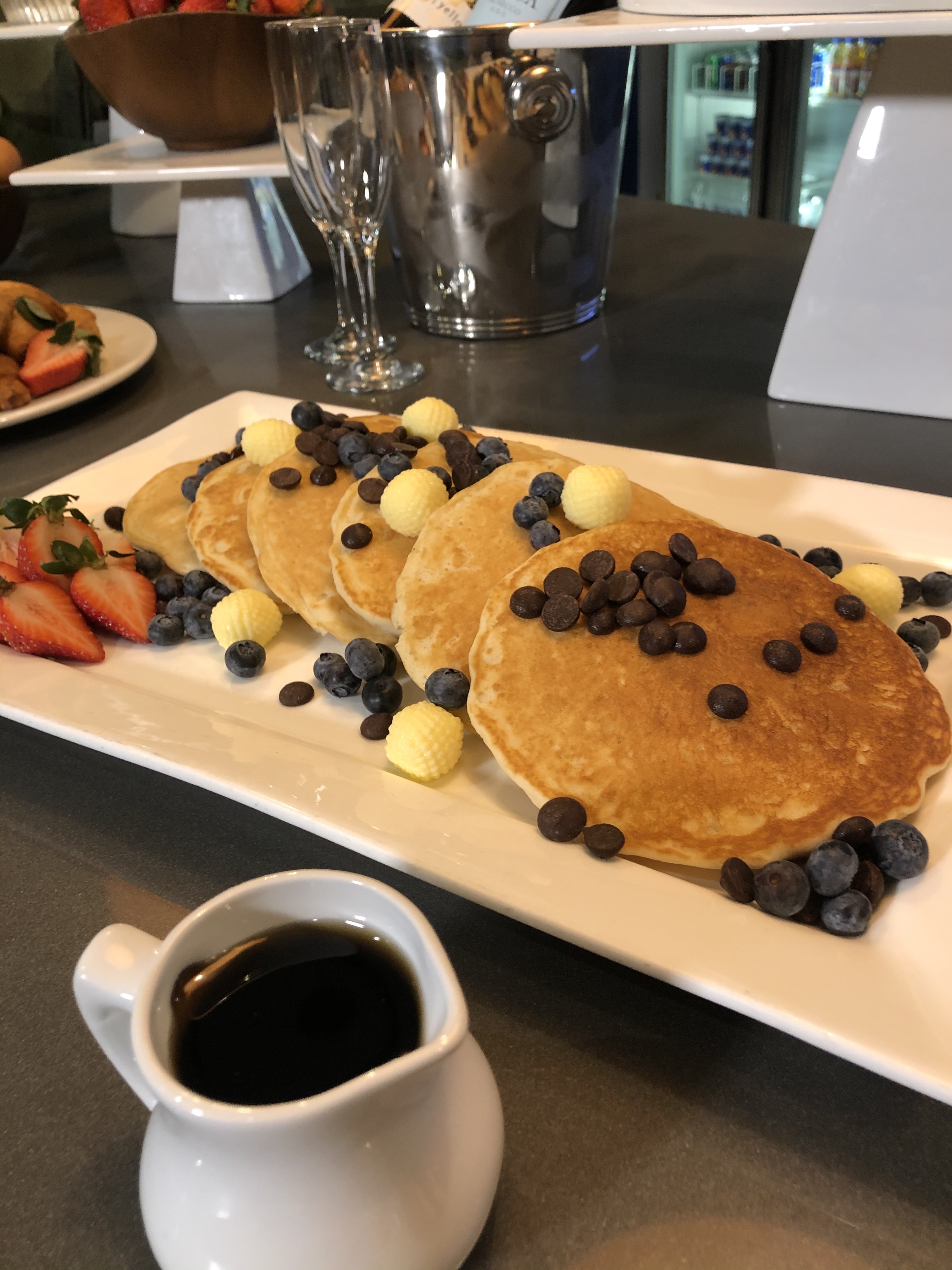 Saskatoon Inn brunch pancakes