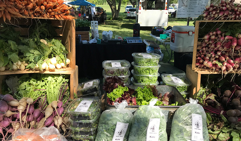 Cedar Lake Farmers Market produce