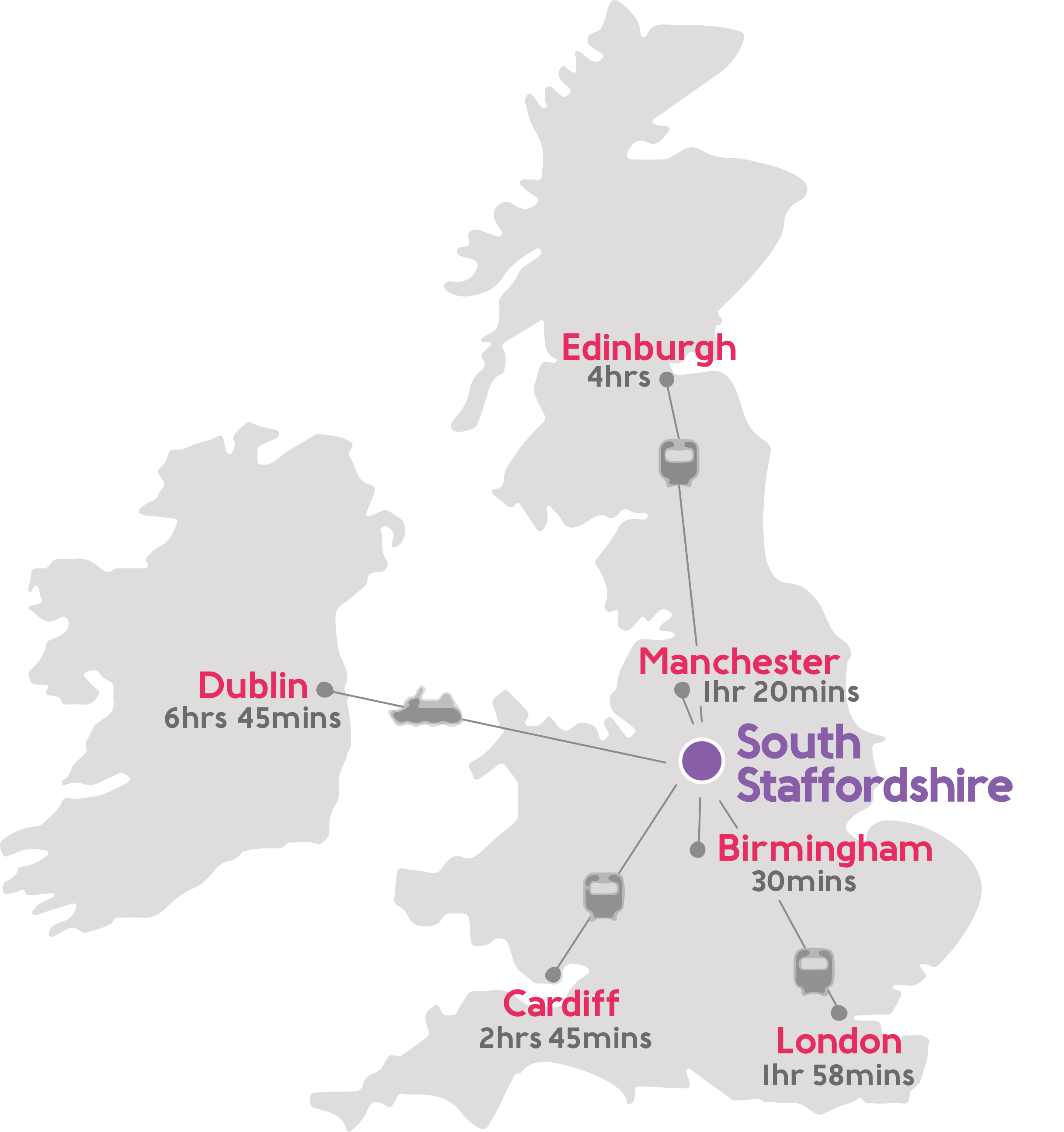 South Staffordshire Map