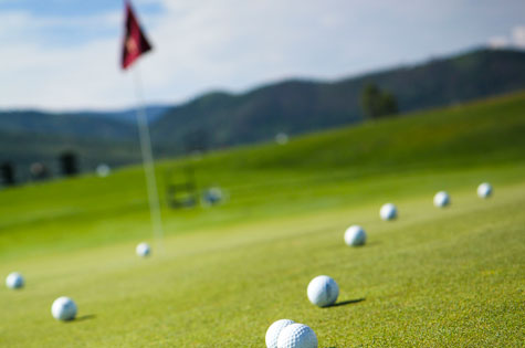 Golf is a popular activity is Steamboat Springs, Colorado