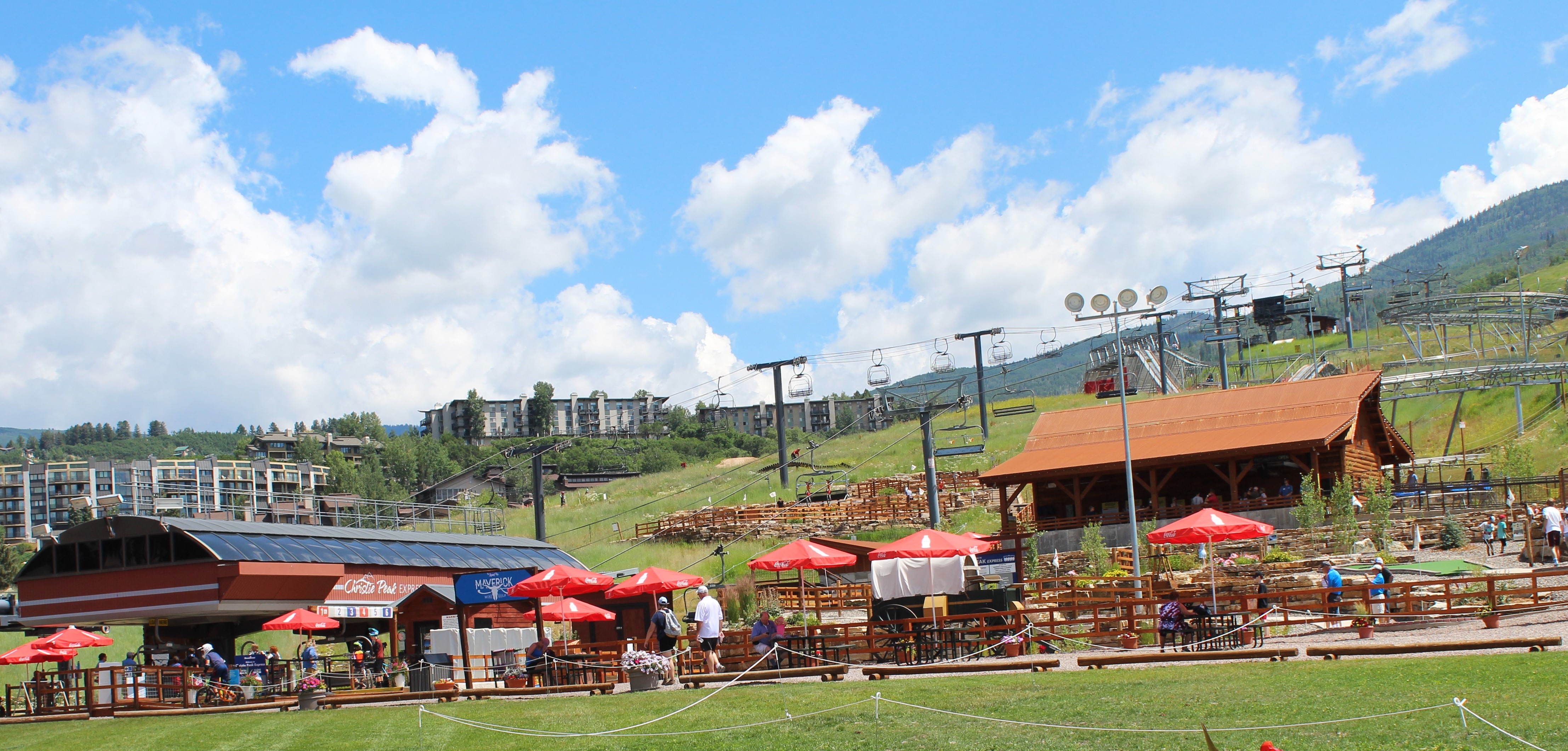 The Land Up at Steamboat Resort in the summer