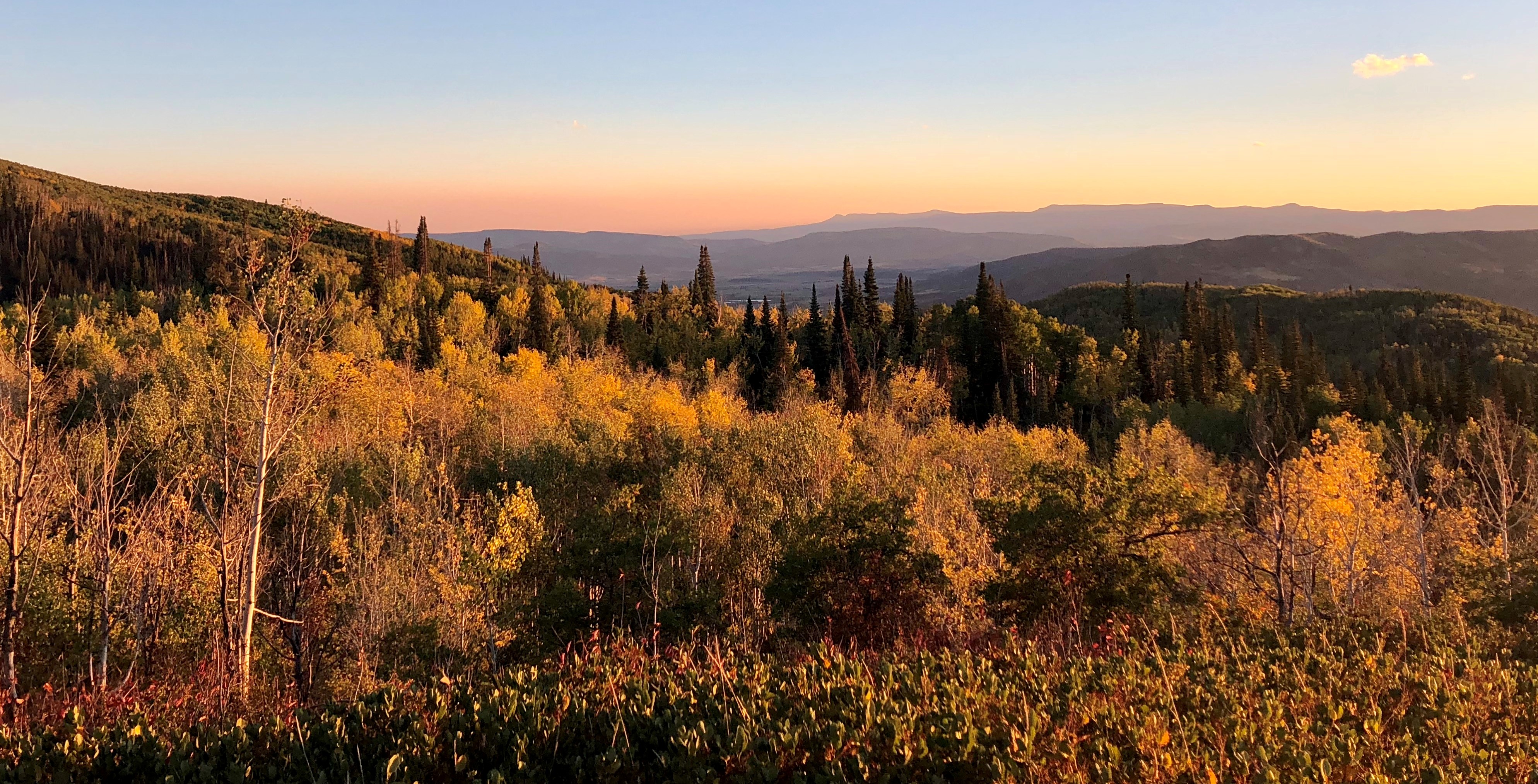 Panorama is an easy trail with beautiful views of the Yampa Valley