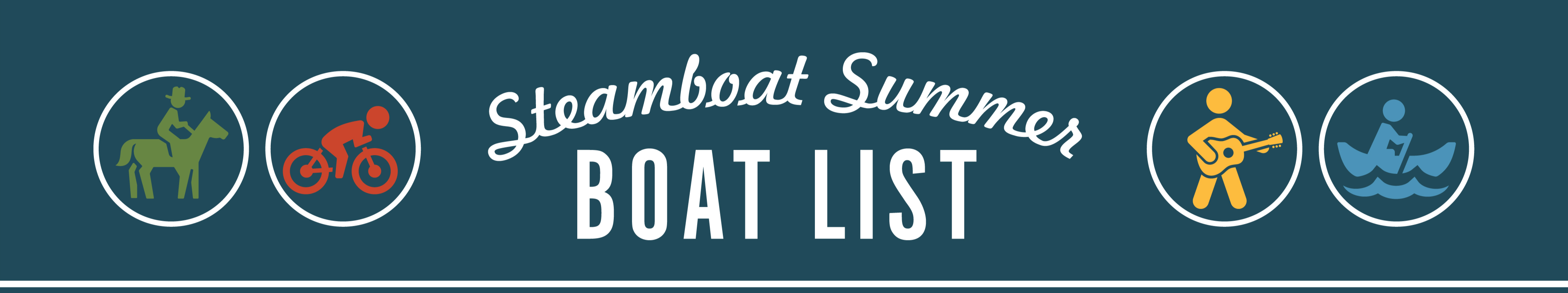Steamboat Summer Boat List
