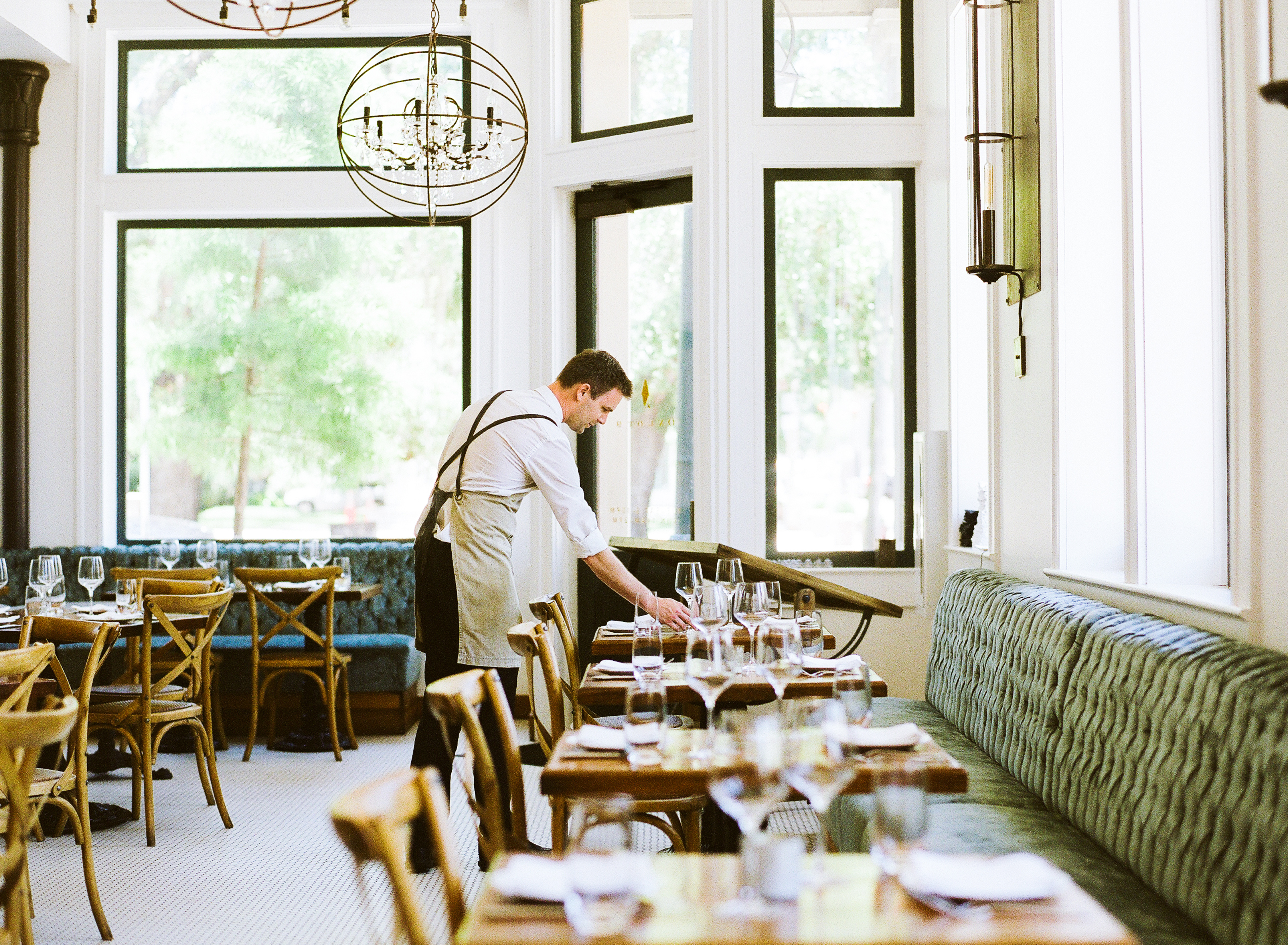 Oxlot 9 dining room, Southern Hotel, Covington