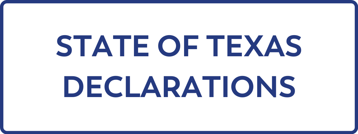 State of Texas Declarations Button