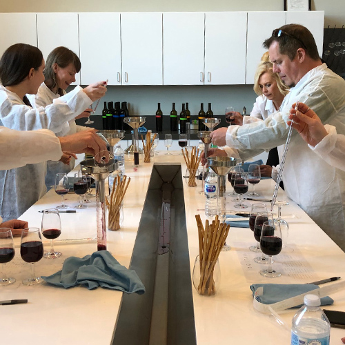 Wine lab at Bottaia