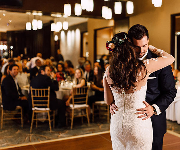 Pechanga Grand Ballroom Weddings - Couple dancing reception
